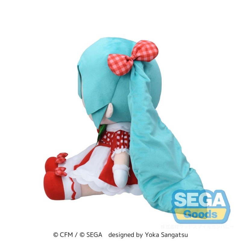 Character Vocal Series 01: Hatsune Miku peluche Fuwa Petit Hatsune Miku x Love and Berry Dress Up and Dance! Lovely Strawberr... | 4582733447742
