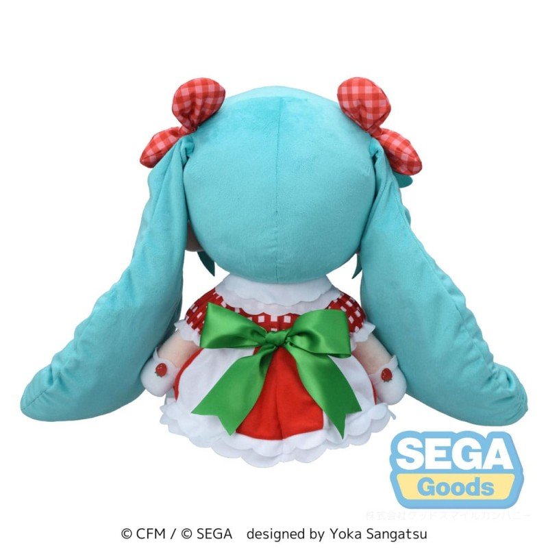 Character Vocal Series 01: Hatsune Miku peluche Fuwa Petit Hatsune Miku x Love and Berry Dress Up and Dance! Lovely Strawberr... | 4582733447742