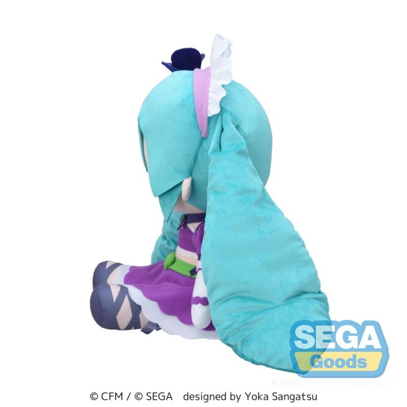Character Vocal Series 01: Hatsune Miku peluche Fuwa Petit Hatsune Miku x Love and Berry Dress Up and Dance! Sparkly Purple 4... | 4582733447759