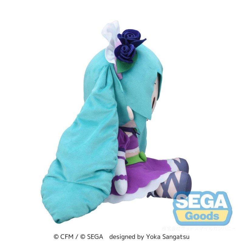 Character Vocal Series 01: Hatsune Miku peluche Fuwa Petit Hatsune Miku x Love and Berry Dress Up and Dance! Sparkly Purple 4... | 4582733447759