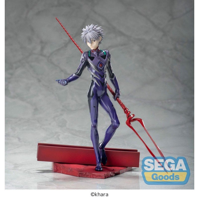Evangelion: 3.0+1.0 Thrice Upon a Time Luminasta PVC Statue Kaworu Nagisa x Spear of Longinus 21 cm | 4582733448176