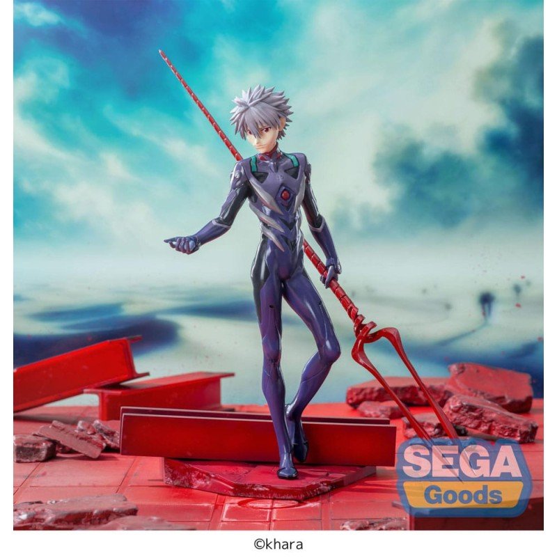 Evangelion: 3.0+1.0 Thrice Upon a Time Luminasta PVC Statue Kaworu Nagisa x Spear of Longinus 21 cm | 4582733448176