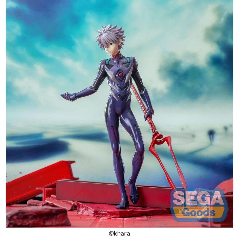 Evangelion: 3.0+1.0 Thrice Upon a Time Luminasta PVC Statue Kaworu Nagisa x Spear of Longinus 21 cm | 4582733448176