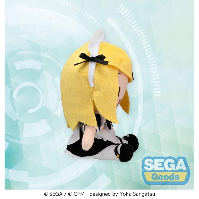 Hatsune Miku: Project DIVA Arcade Future Tone Fuwa Petit Plush Figure Kagamine Rin Maid Ver. (EX) 16 cm | 4582733454047