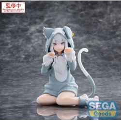 Re:Zero Starting Life in Another World Yumemirize PVC Statue Emilia Mofumofu Pack 11 cm 