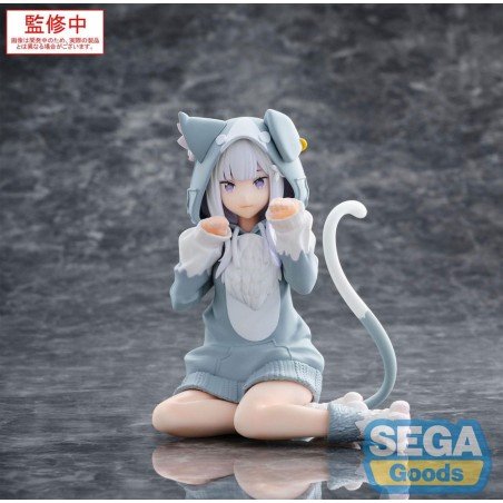 Re:Zero Starting Life in Another World Yumemirize PVC Statue Emilia Mofumofu Pack 11 cm | 4582733454412