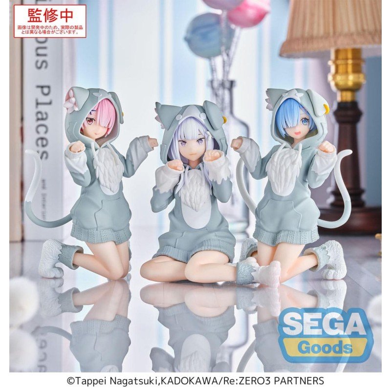 Re:Zero Starting Life in Another World Yumemirize PVC Statue Emilia Mofumofu Pack 11 cm | 4582733454412