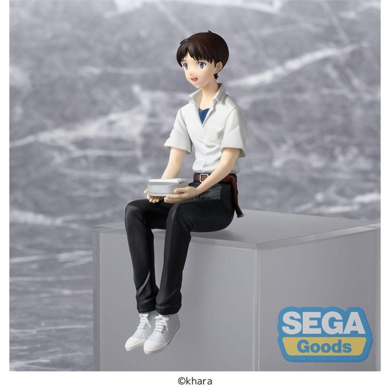 Rebuild of Evangelion PM Perching PVC Statue Shinji Ikari Evangelion New Theatrical Edition 14 cm | 4582733457246