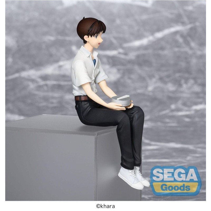 Rebuild of Evangelion PM Perching PVC Statue Shinji Ikari Evangelion New Theatrical Edition 14 cm | 4582733457246
