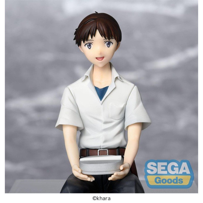 Rebuild of Evangelion PM Perching PVC Statue Shinji Ikari Evangelion New Theatrical Edition 14 cm | 4582733457246