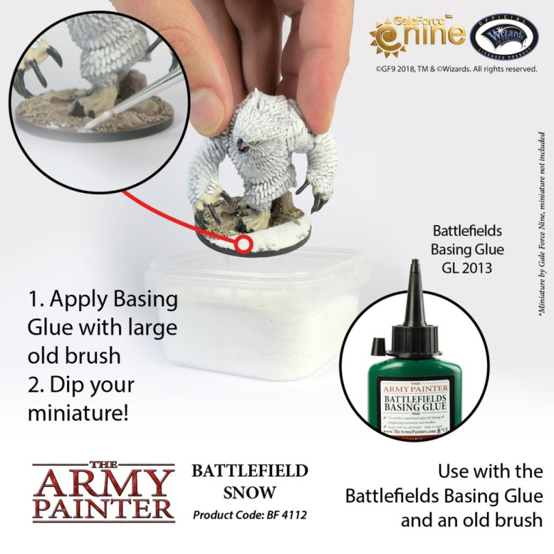 The Army Painter - Terrain Accessory - Battlefield Snow