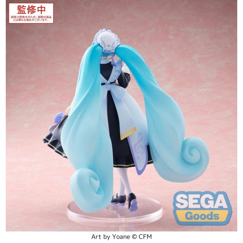 Character Vocal Series 01: Hatsune Miku statuette Luminasta PVC Hatsune Miku Classical Maid 21 cm | 4582733459400