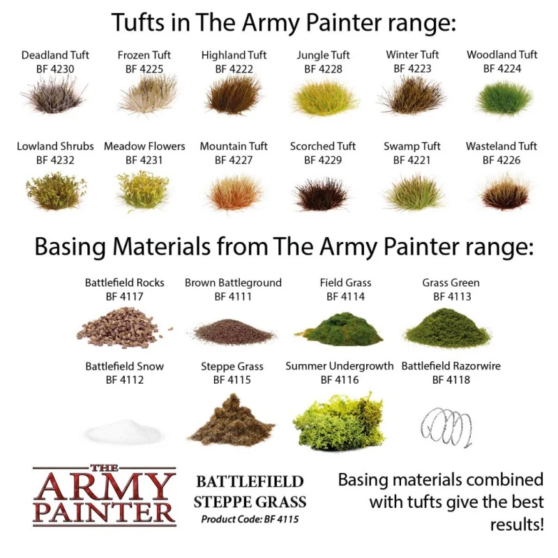 The Army Painter - Accessoire de Terrain - Battlefield Steppe Grass | 5713799411500