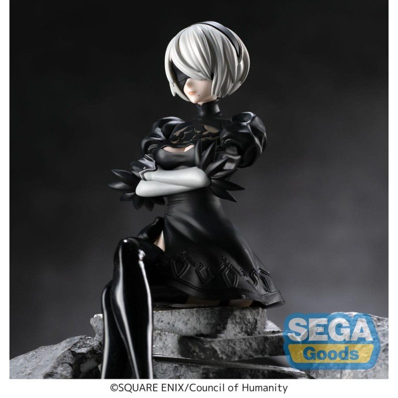 NieR:Automata Ver1.1a PM Perching PVC Statue 2B 13 cm | 4582733465197