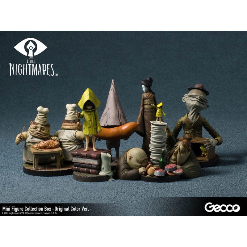 Little Nightmares pack 6 figurines mini PVC Original Color Ver. | 4580744650847