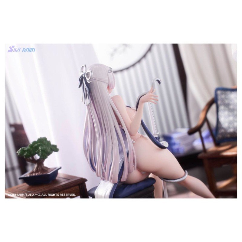 Original Character statuette PVC 1/7 The Color of the Blue - White Snake Deluxe Edition 20 cm | 6977970630053