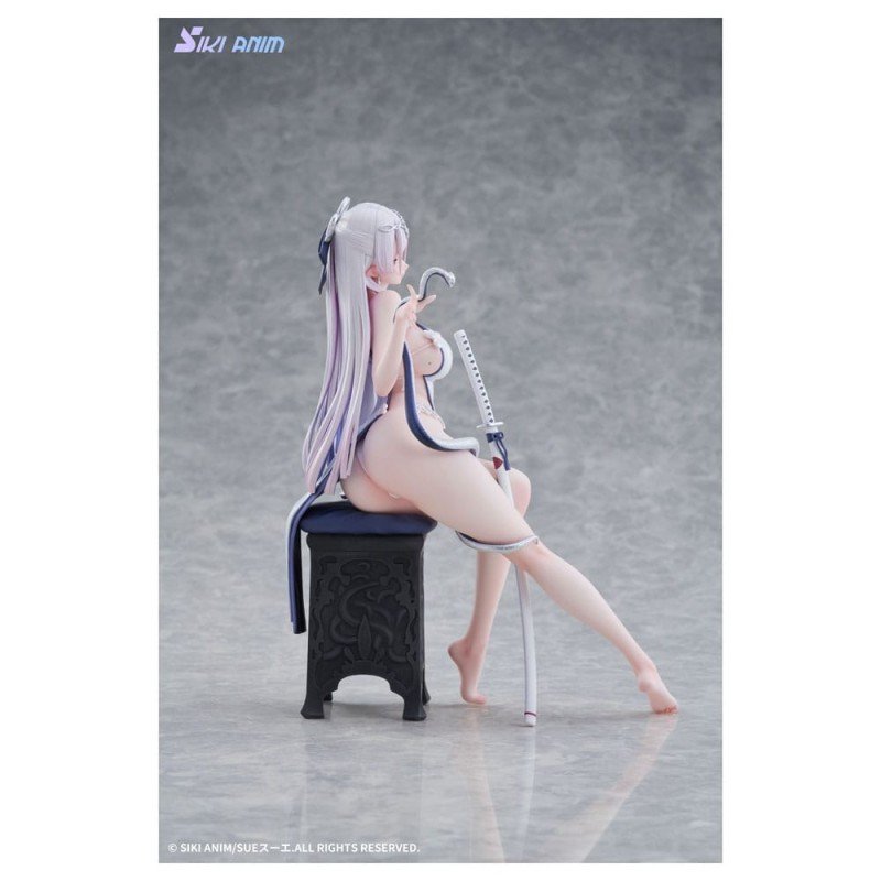 Original Character statuette PVC 1/7 The Color of the Blue - White Snake Deluxe Edition 20 cm | 6977970630053