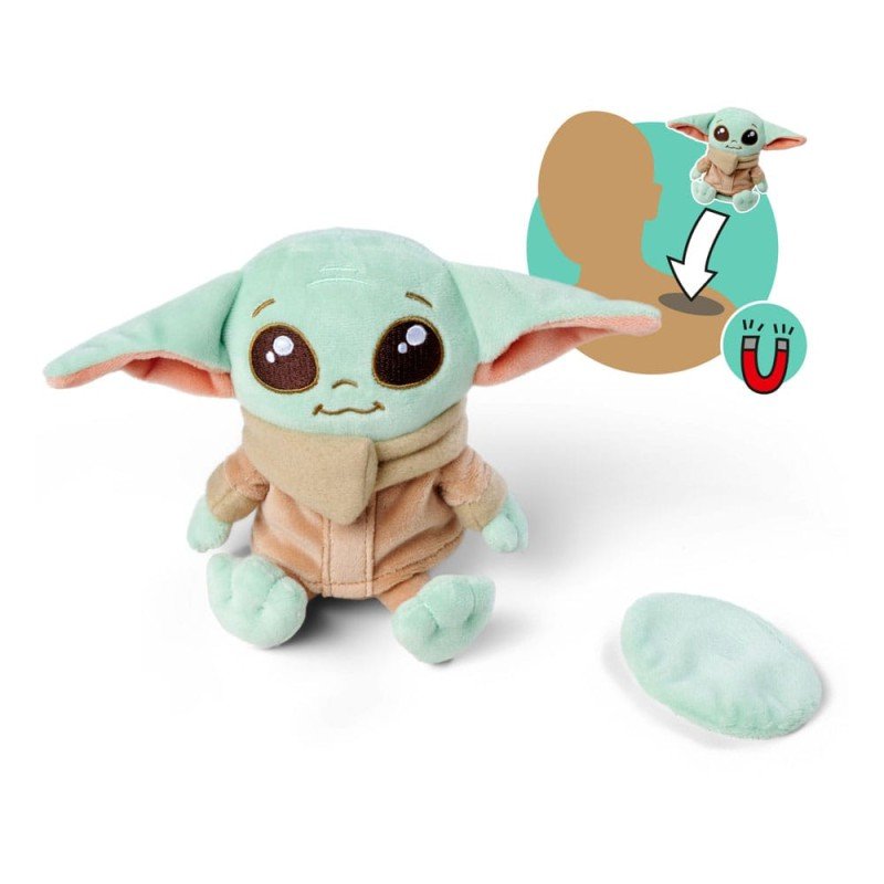 Star Wars The Mandalorian peluche Grogu Shoulder Rider 12 cm | 5400868032000