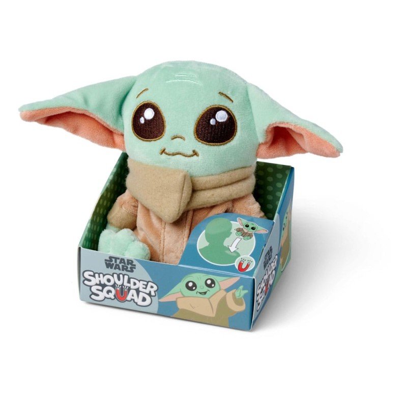 Star Wars The Mandalorian peluche Grogu Shoulder Rider 12 cm | 5400868032000