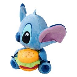 Lilo & Stitch peluche Stitch with Burger 25 cm | 5400868033472