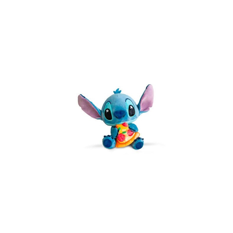 Lilo & Stitch peluche Stitch with Pizza 25 cm | 5400868033489