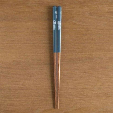 Studio Ghibli lacquered Chopsticks sketches Princess Mononoke Kodama dark blue 21 cm | 4973307601828
