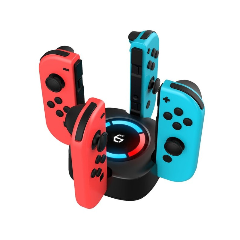 EgoGear - Zwart SCH25 Premium oplaadstation voor Joy-Con-controllers