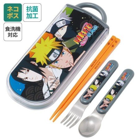 Naruto set baguettes et cuilerre et fourchette Team 7
