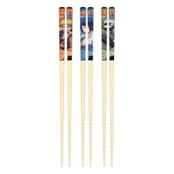 Naruto pack 3 Baguettes en bambou Team 7