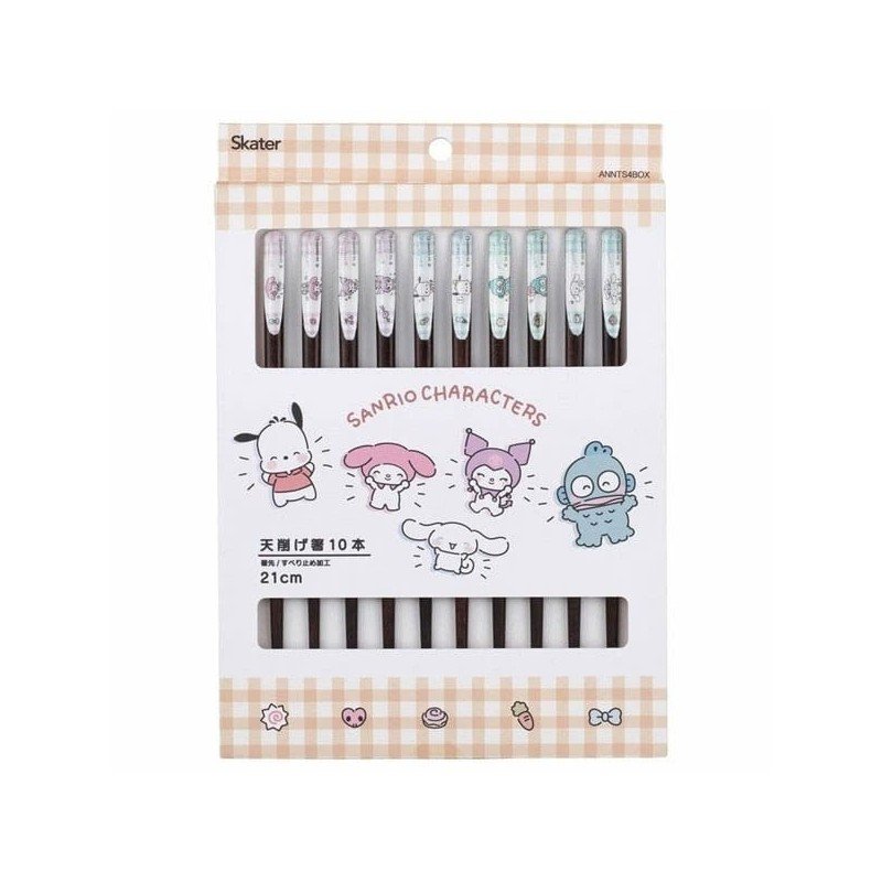 Sanrio pack 10 baguettes Characters | 4973307694479