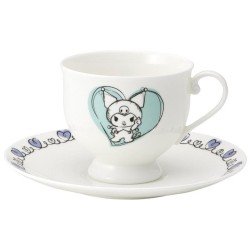 Sanrio tasse et soucoupe porcelaine Bone China Kuromi