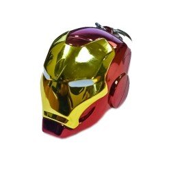 Marvel Comics Metal Keychain Iron Man Helmet 