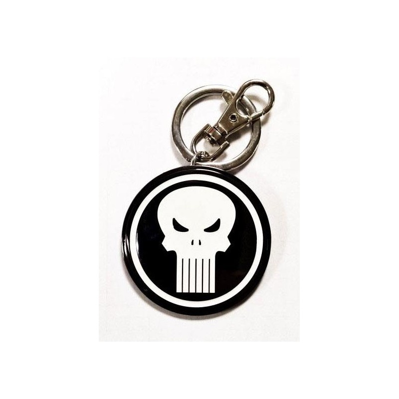 Marvel Comics Metal Keychain Punisher Logo | 3760226374251