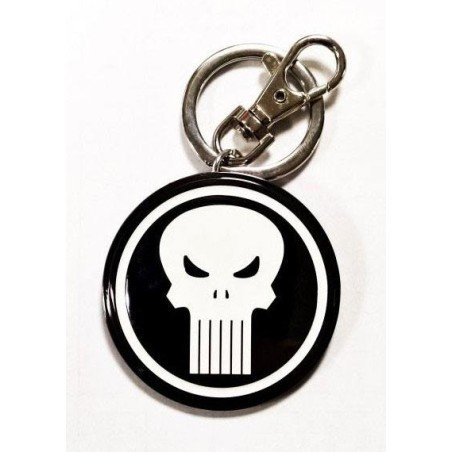 Marvel Comics Metal Keychain Punisher Logo | 3760226374251