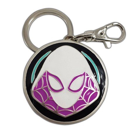 Marvel Comics Metal Keychain Spider-Gwen Logo | 3760226375852