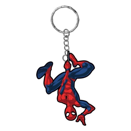 Marvel Rubber Keychain Spider-Man Hanging | 3760226379737