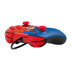 PDPgaming - Deluxe bedrade faceoff-controller + audio voor Nintendo Switch - Mario | 708056068257