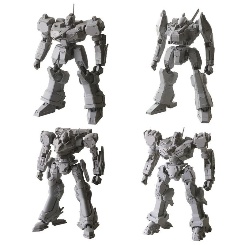 Armored Core Structure Arts Plastic Model Kits 4-Pack Series 1 | 4988601383523