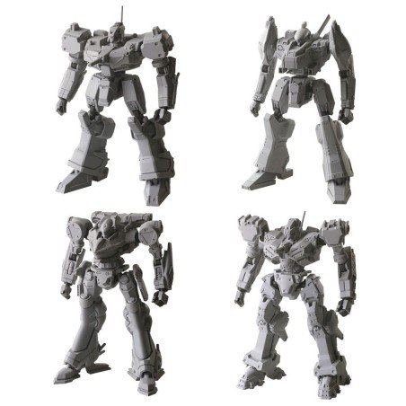 Armored Core Structure Arts Plastic Model Kits 4-Pack Series 1 | 4988601383523