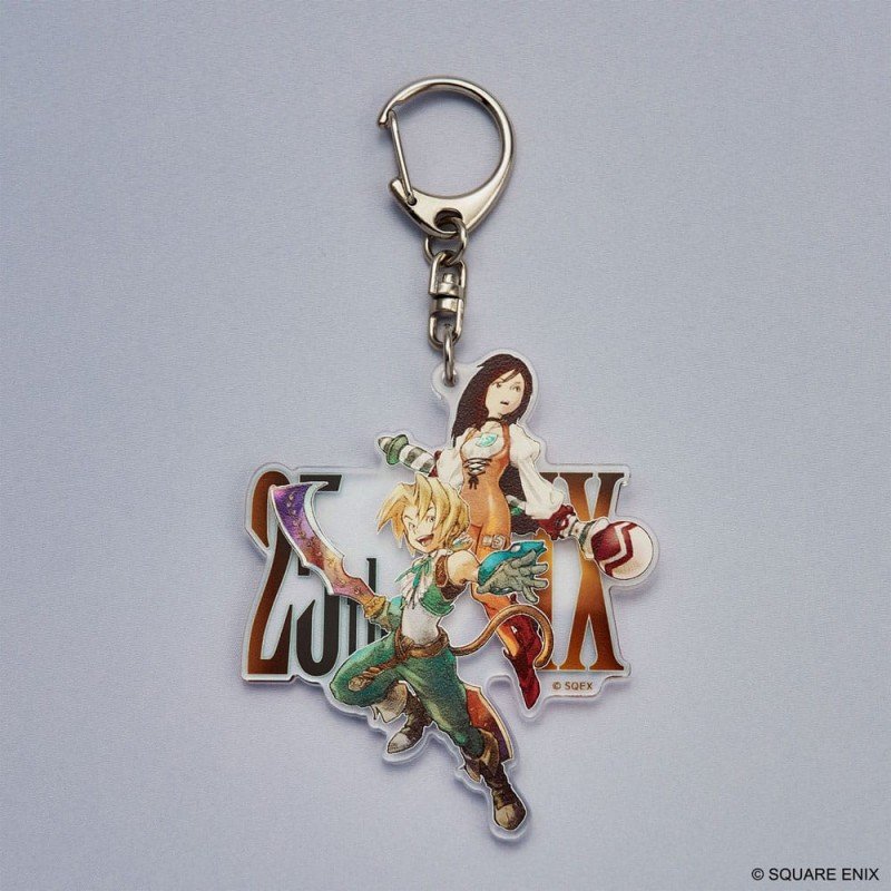 Final Fantasy IX Acrylic Keychain 25th Anniversary Zidane & Garnet | 4988601391153