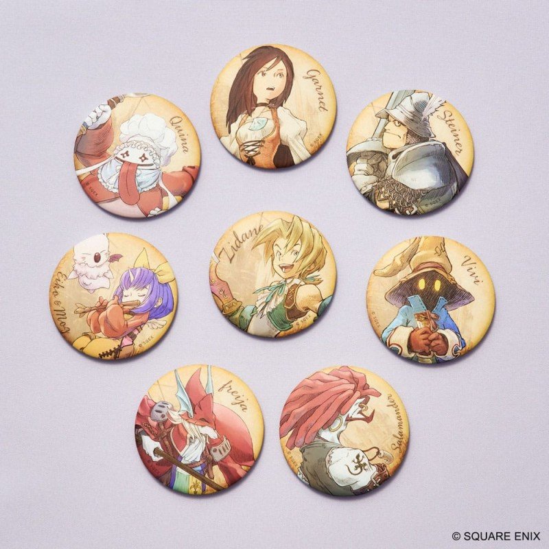 Final Fantasy IX Magnets 25th Anniversary Display (8) | 4988601391283