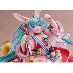 Miku Hatsune statuette PVC 1/7 Miku Hatsune Birthday 2021 (Pretty Rabbit Ver.) by Spiritale 21 cm | 4988611322369