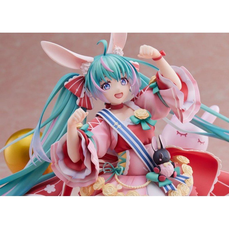 Miku Hatsune statuette PVC 1/7 Miku Hatsune Birthday 2021 (Pretty Rabbit Ver.) by Spiritale 21 cm | 4988611322369