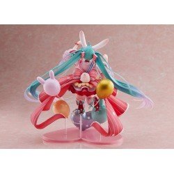 Miku Hatsune statuette PVC 1/7 Miku Hatsune Birthday 2021 (Pretty Rabbit Ver.) by Spiritale 21 cm | 4988611322369