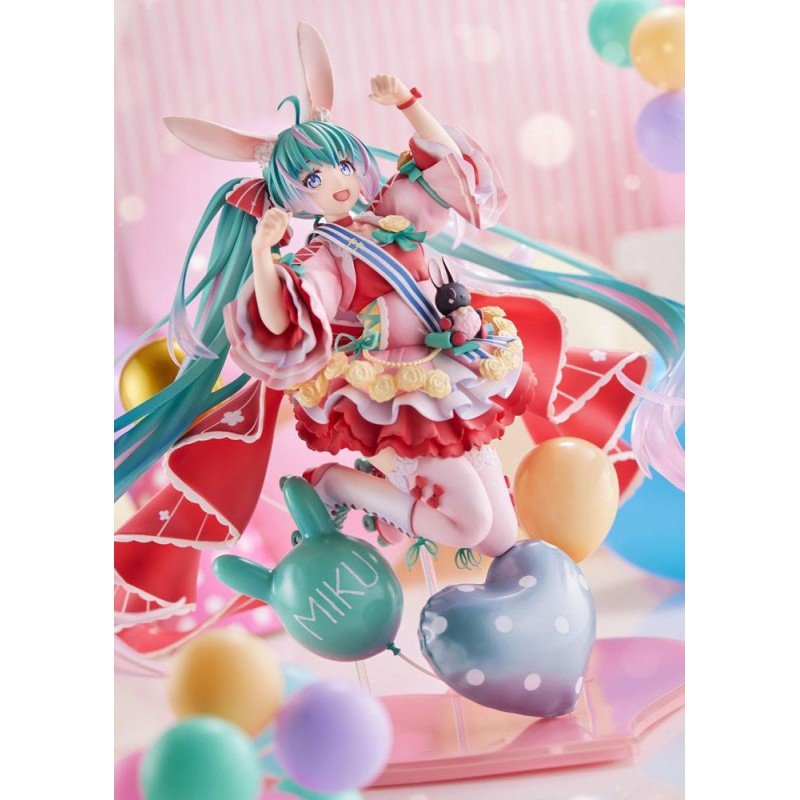 Miku Hatsune statuette PVC 1/7 Miku Hatsune Birthday 2021 (Pretty Rabbit Ver.) by Spiritale 21 cm | 4988611322369