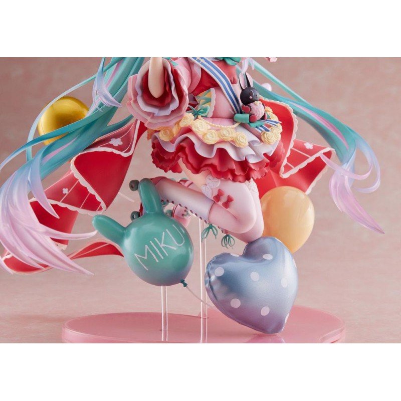 Miku Hatsune statuette PVC 1/7 Miku Hatsune Birthday 2021 (Pretty Rabbit Ver.) by Spiritale 21 cm | 4988611322369