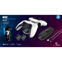 EgoGear - SCH25 Dual Charging Station Black for DualSense PlayStation 5