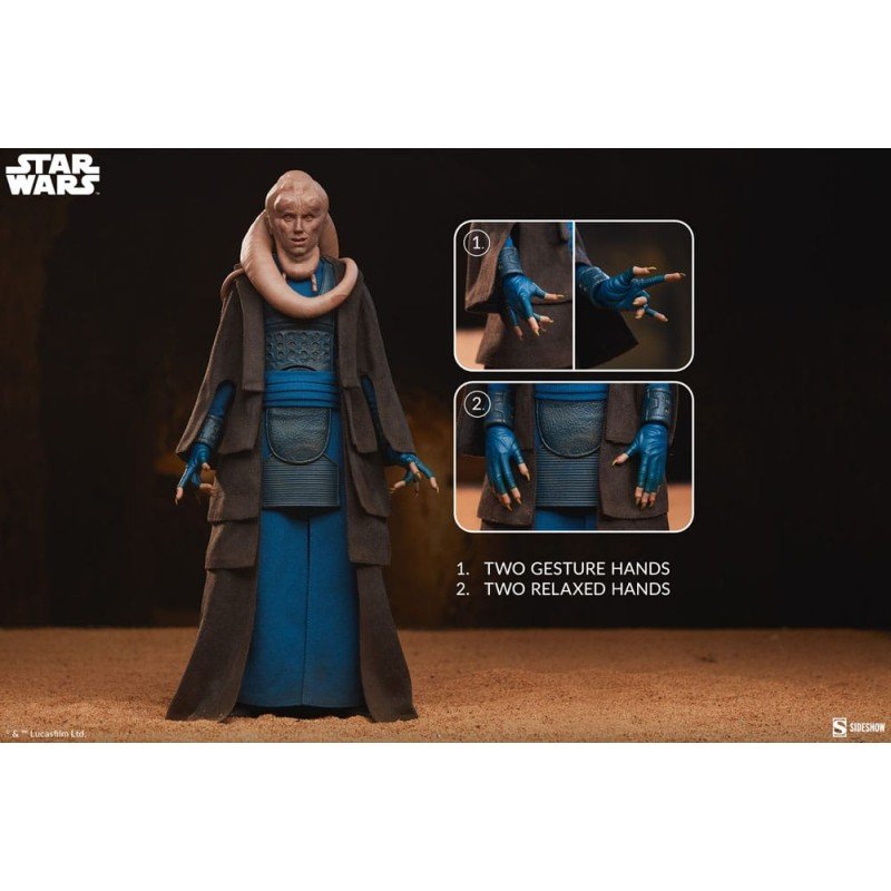 Return of the Jedi Action Figure 1/6 Bib Fortuna 32 cm | 0747720265356