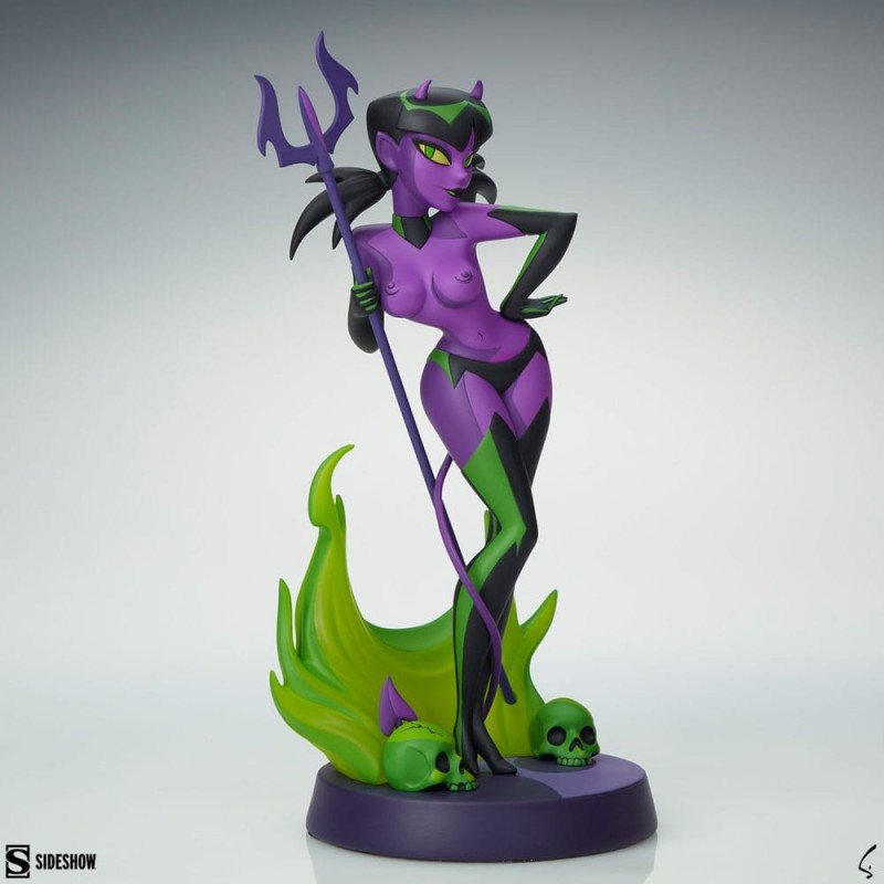 Original Artist Series Statue Devil Girl (Purple and Green Variant) 30 cm | 0000002005742