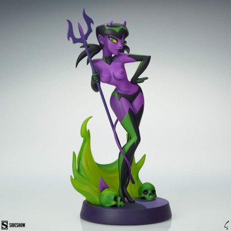 Original Artist Series Statue Devil Girl (Purple and Green Variant) 30 cm | 0000002005742